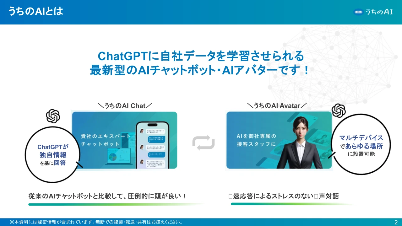 3分でわかる「うちのAI」2ページ目