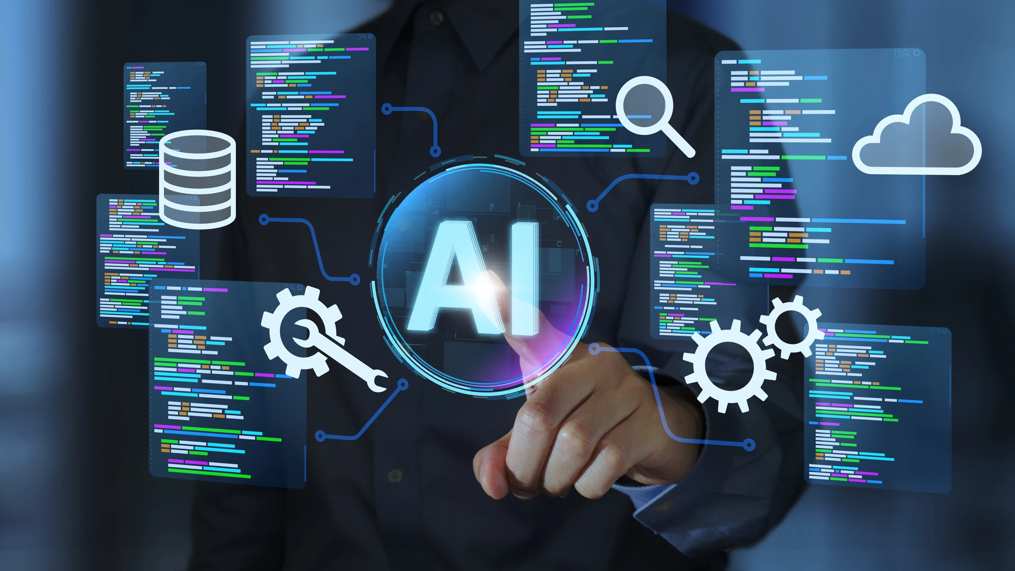 自社専用AIの構築機能