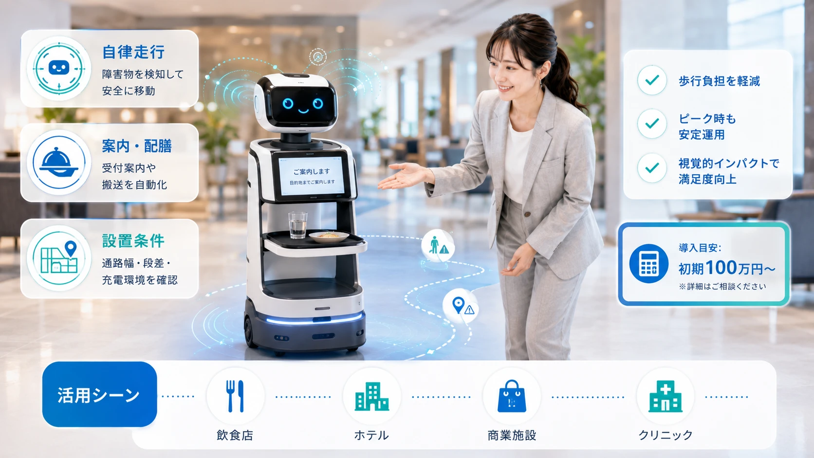ロボット型AI接客
