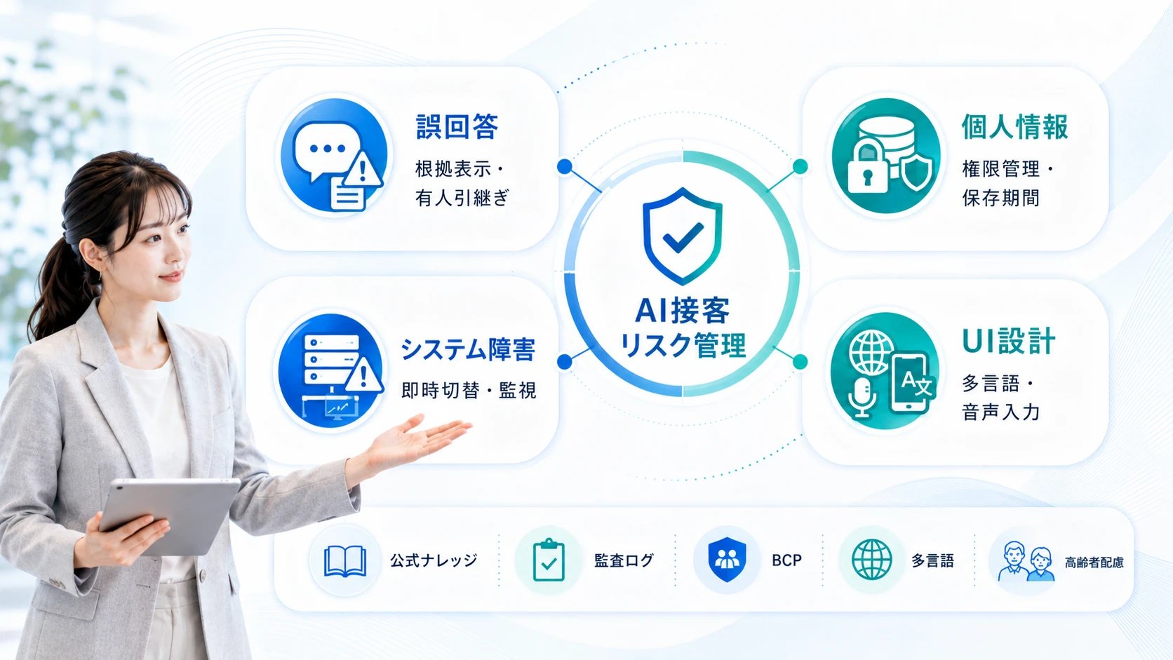 AI接客の導入時に注意すべきリスクと対策